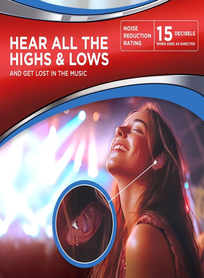 HEAROS High Fidelity Musician Ear Plugs Ultimate In Comfortable And Hearing Protection Professional Musicians Earplugs Noise Cancelling Earplugs For Concerts Motorcyclists Loud Events (1 Pair) - Image 3